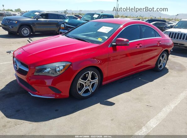 WDDSJ4EB9JN590412 2018 MERCEDES-BENZ CLA 250 Красный 