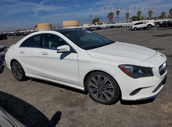 WDDSJ4EBXKN709022 2019 MERCEDES-BENZ CLA-CLASS Белый Передняя правая четверть