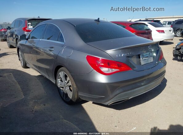 WDDSJ4GB7JN693244 2018 MERCEDES-BENZ CLA 250 Gray Trasero izquierdo