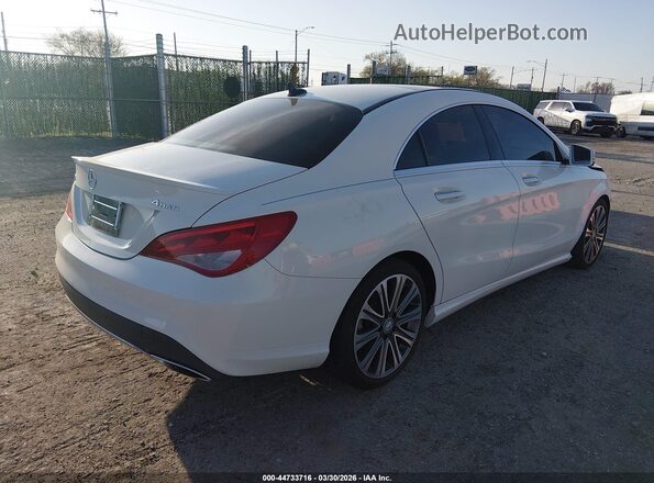 WDDSJ4GB9JN559478 2018 MERCEDES-BENZ CLA 250 White Հետևի աջ