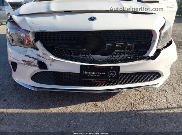 WDDSJ4GB9JN559478 2018 MERCEDES-BENZ CLA 250 White Դիմացի տեսք