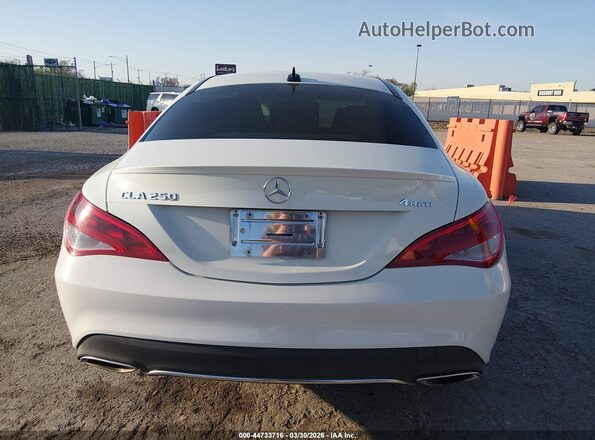 WDDSJ4GB9JN559478 2018 MERCEDES-BENZ CLA 250 White 