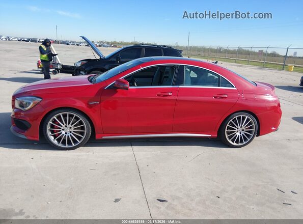 WDDSJ5CB0GN355284 2016 MERCEDES-BENZ AMG CLA 45 Красный Панорамный вид салона 360°