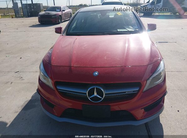 WDDSJ5CB0GN355284 2016 MERCEDES-BENZ AMG CLA 45 Красный Вид щитка приборов