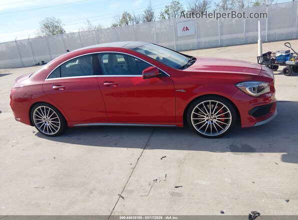WDDSJ5CB0GN355284 2016 MERCEDES-BENZ AMG CLA 45 Красный Вид задней части салона
