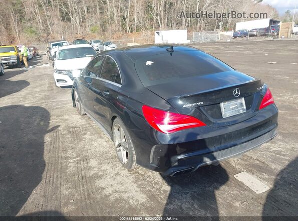 WDDSJ5CB2GN393275 2016 MERCEDES-BENZ AMG CLA 45 Черный Задняя левая четверть