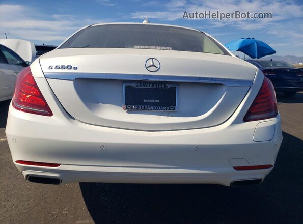 WDDUG6DB5HA296527 2017 MERCEDES-BENZ S Белый Вид сзади