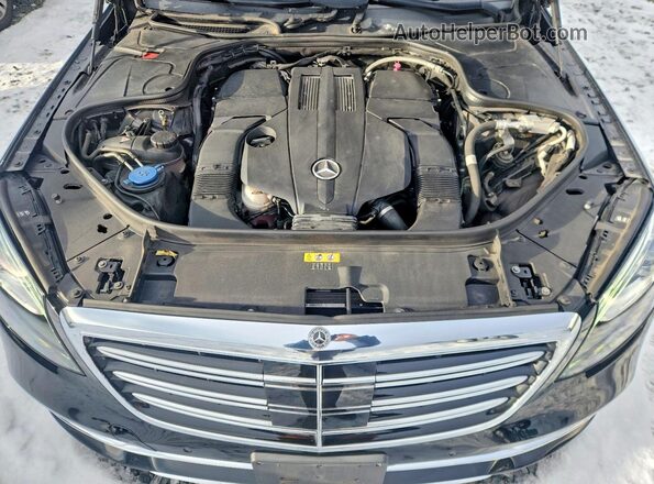 WDDUG6EB0KA423500 2019 MERCEDES-BENZ S Black Widok wnętrza z tyłu
