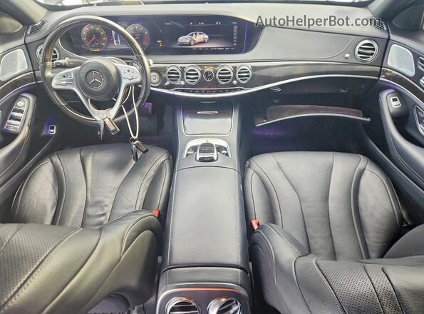 WDDUG6EB0KA423500 2019 MERCEDES-BENZ S Black Widok deski rozdzielczej