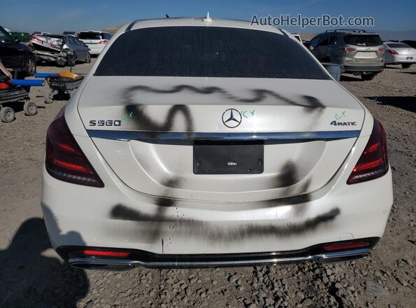 WDDUG6EB2JA388523 2018 MERCEDES-BENZ S White უკანა ხედი