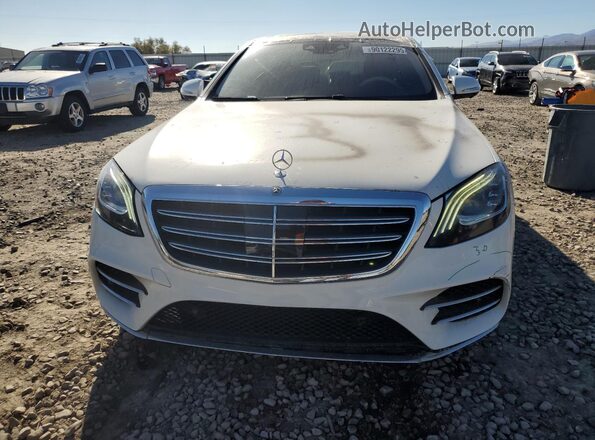 WDDUG6EB2JA388523 2018 MERCEDES-BENZ S White წინა ხედი