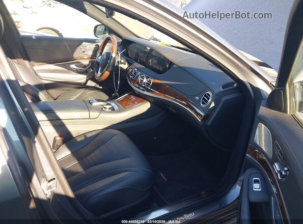 WDDUG6EB2KA476408 2019 MERCEDES-BENZ S-CLASS Серый Вид салона спереди