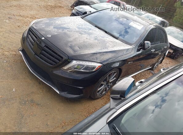 WDDUG7JB3GA217896 2016 MERCEDES-BENZ AMG S 63 Black წინა მარცხენა ხედი სამი მეოთხედიდან