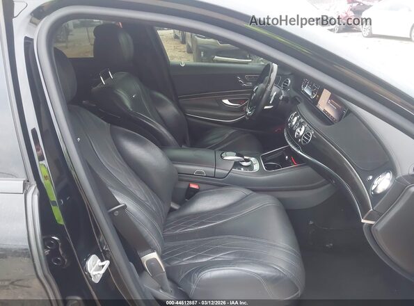 WDDUG7JB3GA217896 2016 MERCEDES-BENZ AMG S 63 Black წინა სალონის ხედი