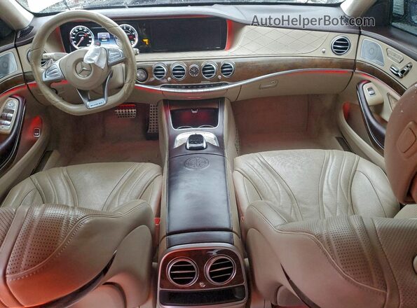 WDDUG7JB5HA334848 2017 MERCEDES-BENZ S White Առջևի վահանակի տեսք