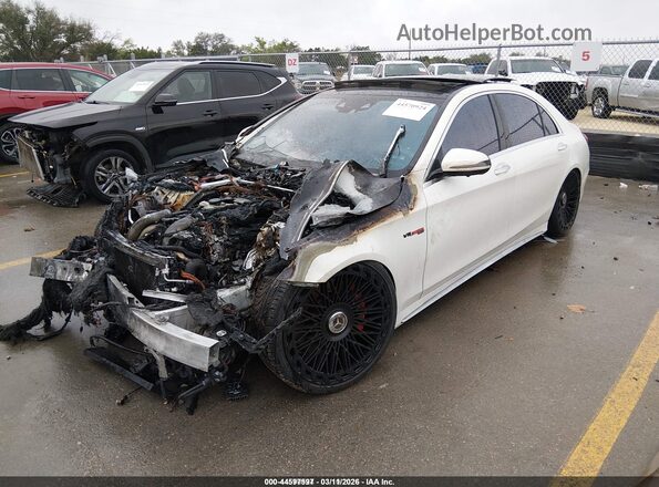 WDDUG7JB9HA286643 2017 MERCEDES-BENZ AMG S 63 White წინა მარცხენა ხედი სამი მეოთხედიდან