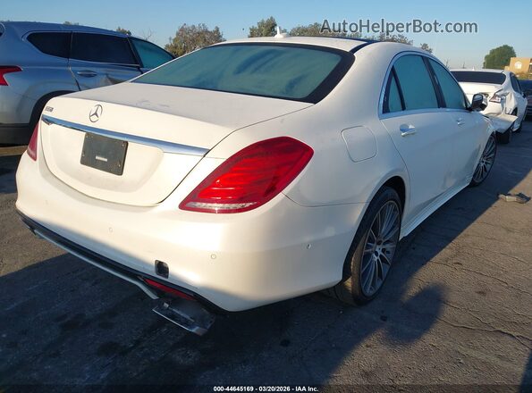 WDDUG8CB0GA211430 2016 MERCEDES-BENZ S-CLASS Белый Задняя правая четверть