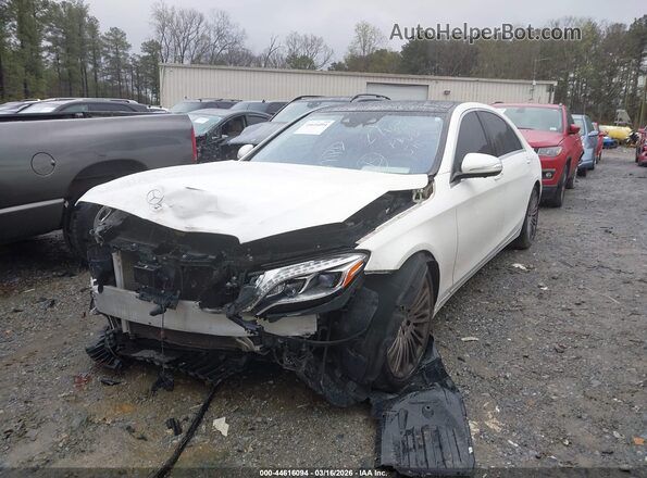 WDDUG8CB5GA276368 2016 MERCEDES-BENZ S-CLASS White Vista tres cuartos delantera izquierda