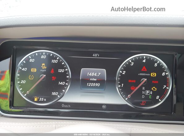 WDDUG8CB5GA276368 2016 MERCEDES-BENZ S-CLASS White Vista de los asientos traseros