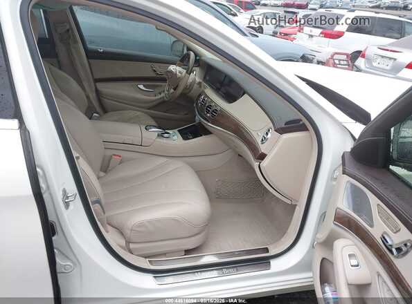 WDDUG8CB5GA276368 2016 MERCEDES-BENZ S-CLASS White Vista interior delantera
