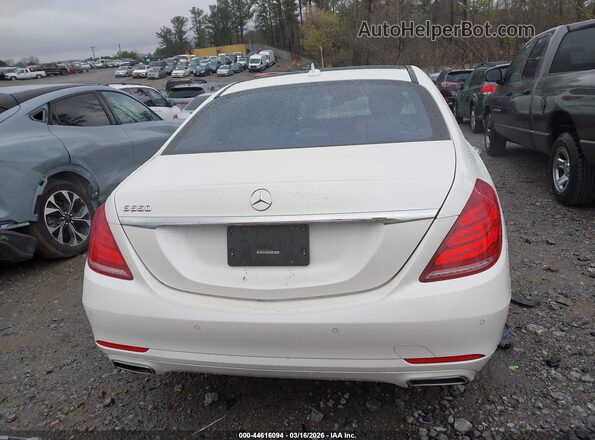 WDDUG8CB5GA276368 2016 MERCEDES-BENZ S-CLASS White 