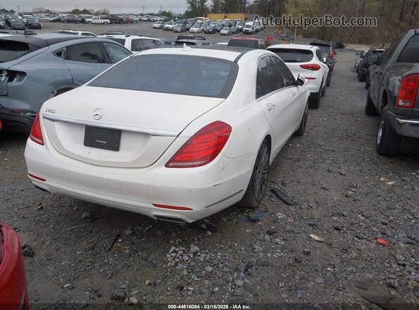 WDDUG8CB5GA276368 2016 MERCEDES-BENZ S-CLASS White Trasero derecho