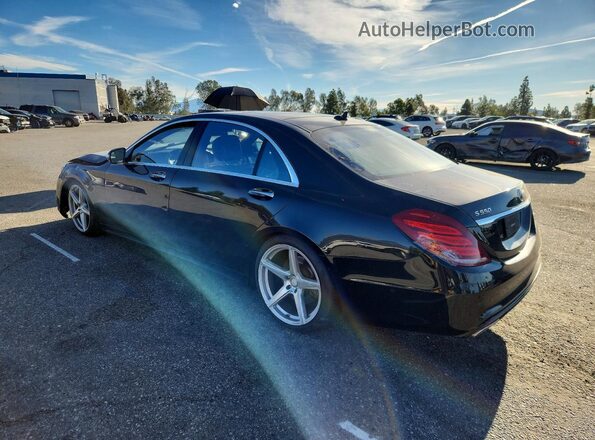 WDDUG8CB6GA253410 2016 MERCEDES-BENZ S Black Задня ліва чверть