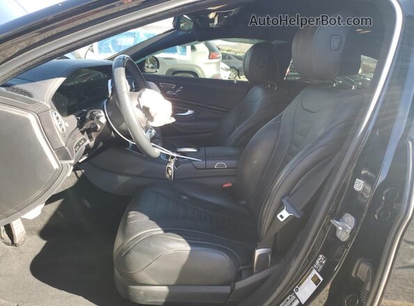 WDDUG8DB4KA495524 2019 MERCEDES-BENZ S Black Widok wnętrza z przodu