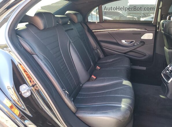 WDDUG8DB4KA495524 2019 MERCEDES-BENZ S Black Widok tylnych siedzeń