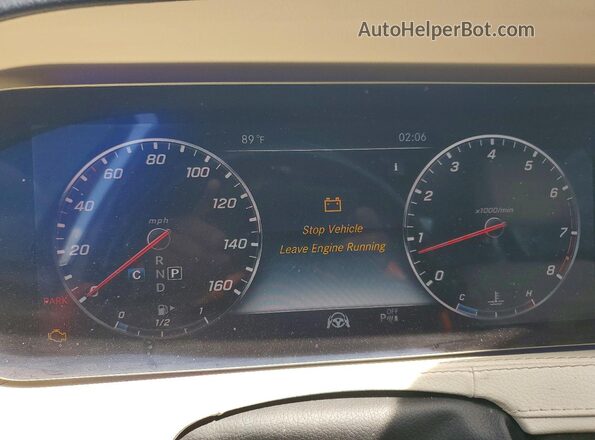 WDDUG8DB5JA414691 2018 MERCEDES-BENZ S White ძრავის განყოფილების ხედი