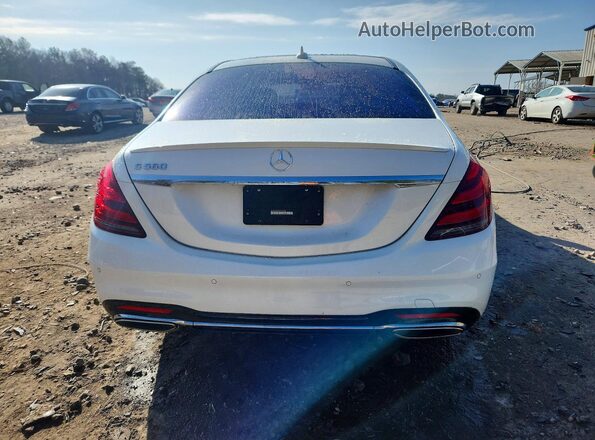 WDDUG8DB5KA468932 2019 MERCEDES-BENZ S White Widok z tyłu