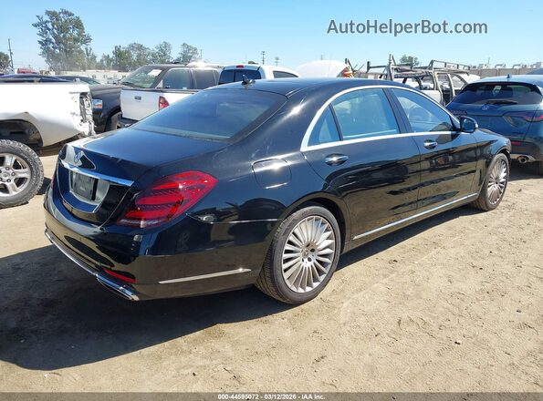 WDDUG8DB7JA422436 2018 MERCEDES-BENZ S-CLASS Черный Задняя правая четверть