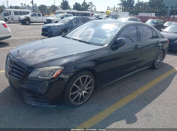 WDDUG8DB8JA409789 2018 MERCEDES-BENZ S-CLASS Black წინა მარცხენა ხედი სამი მეოთხედიდან