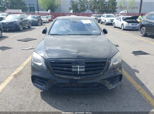WDDUG8DB8JA409789 2018 MERCEDES-BENZ S-CLASS Black ხელსაწყოთა პანელის ხედი