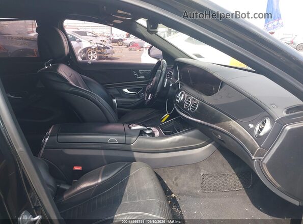 WDDUG8DB8JA409789 2018 MERCEDES-BENZ S-CLASS Black წინა სალონის ხედი