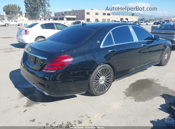 WDDUG8DBXKA435568 2019 MERCEDES-BENZ S-CLASS Black Задня права чверть