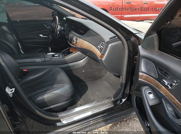 WDDUG8FB1GA205860 2016 MERCEDES-BENZ S-CLASS Черный Вид салона спереди