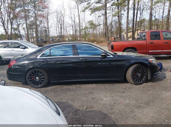 WDDUG8FB1GA205860 2016 MERCEDES-BENZ S-CLASS Черный Вид задней части салона
