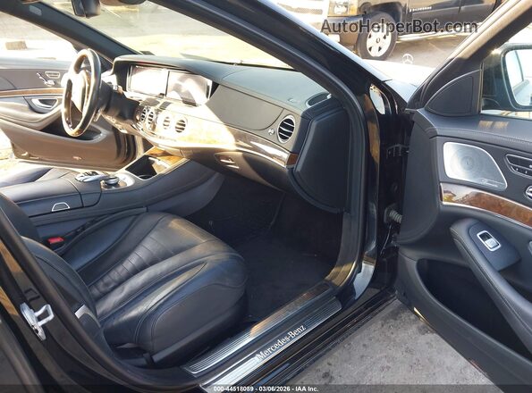 WDDUG8FB4GA253711 2016 MERCEDES-BENZ S-CLASS Black Front interior view