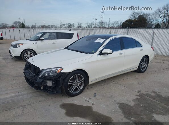 WDDUG8FB5GA209779 2016 MERCEDES-BENZ S-CLASS White Передня ліва чверть
