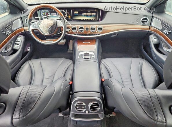 WDDUG8FB6GA203456 2016 MERCEDES-BENZ S Gray Dashboard view