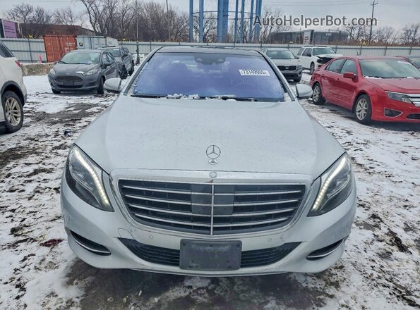 WDDUG8FB6GA229412 2016 MERCEDES-BENZ S Silver წინა ხედი
