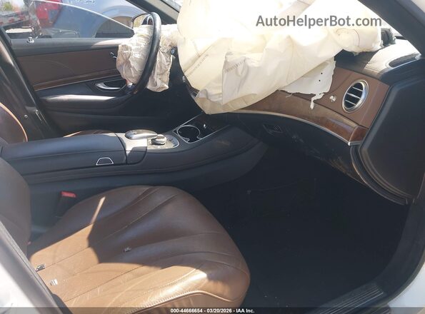 WDDUG8FB9GA227461 2016 MERCEDES-BENZ S-CLASS White 
