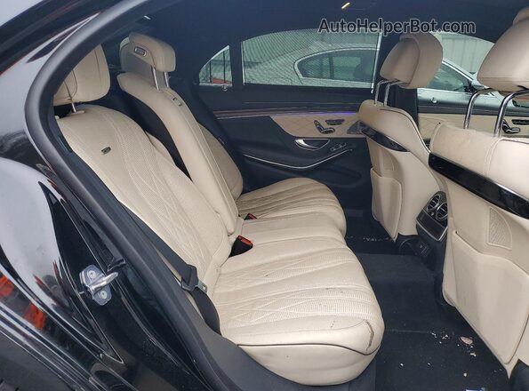WDDUG8JB4KA447140 2019 MERCEDES-BENZ S Black უკანა სავარძლების ხედი