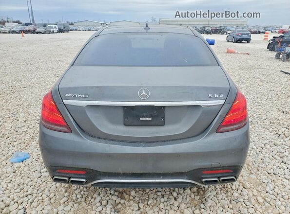 WDDUG8JB5JA409074 2018 MERCEDES-BENZ S Gray Հետևի տեսք