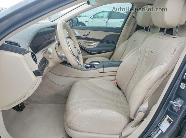 WDDUG8JB5JA409074 2018 MERCEDES-BENZ S Gray Սալոնի դիմացի տեսք