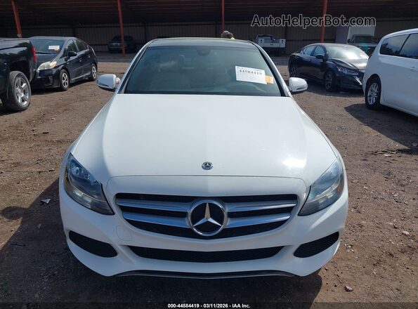 WDDWF4JB1JR385331 2018 MERCEDES-BENZ C-CLASS White Սարքավորումների վահանակի տեսք