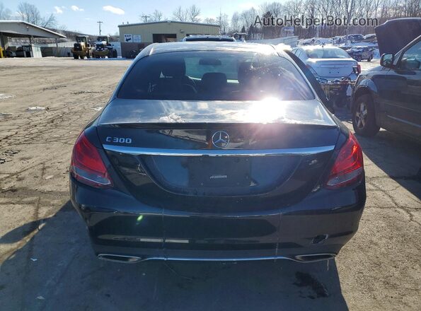 WDDWF4JB3JR376923 2018 MERCEDES-BENZ C Black Rear view
