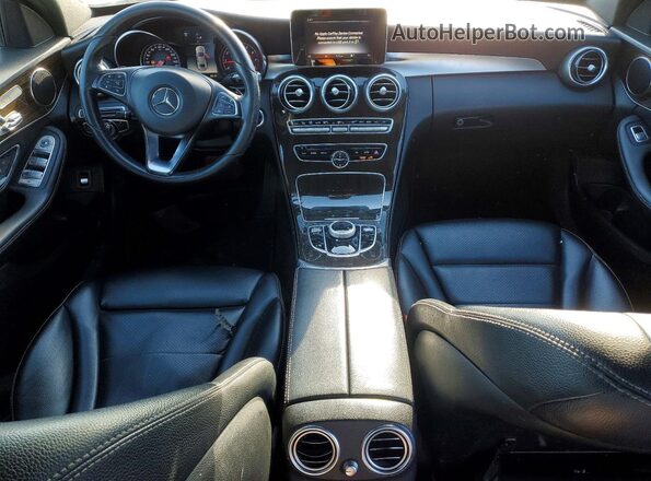 WDDWF4JB3JR376923 2018 MERCEDES-BENZ C Black Dashboard view