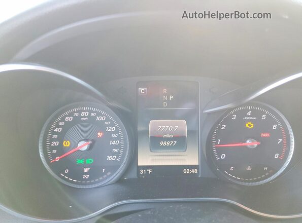 WDDWF4JB3JR376923 2018 MERCEDES-BENZ C Black Instrument cluster view